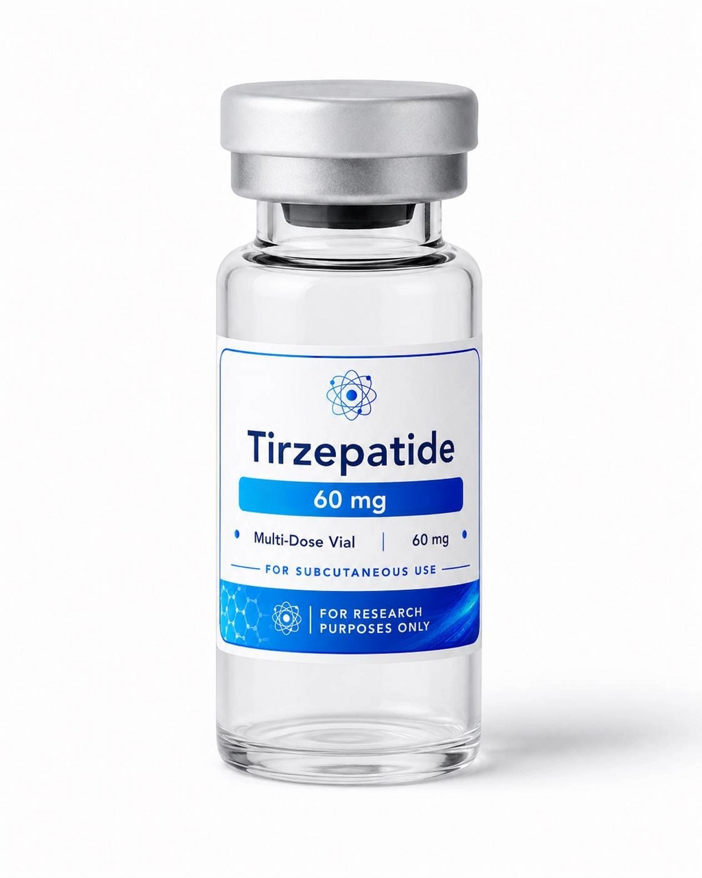 Customizable peptide labels for vials; waterproof satin white stickers in various colors, 10 count.