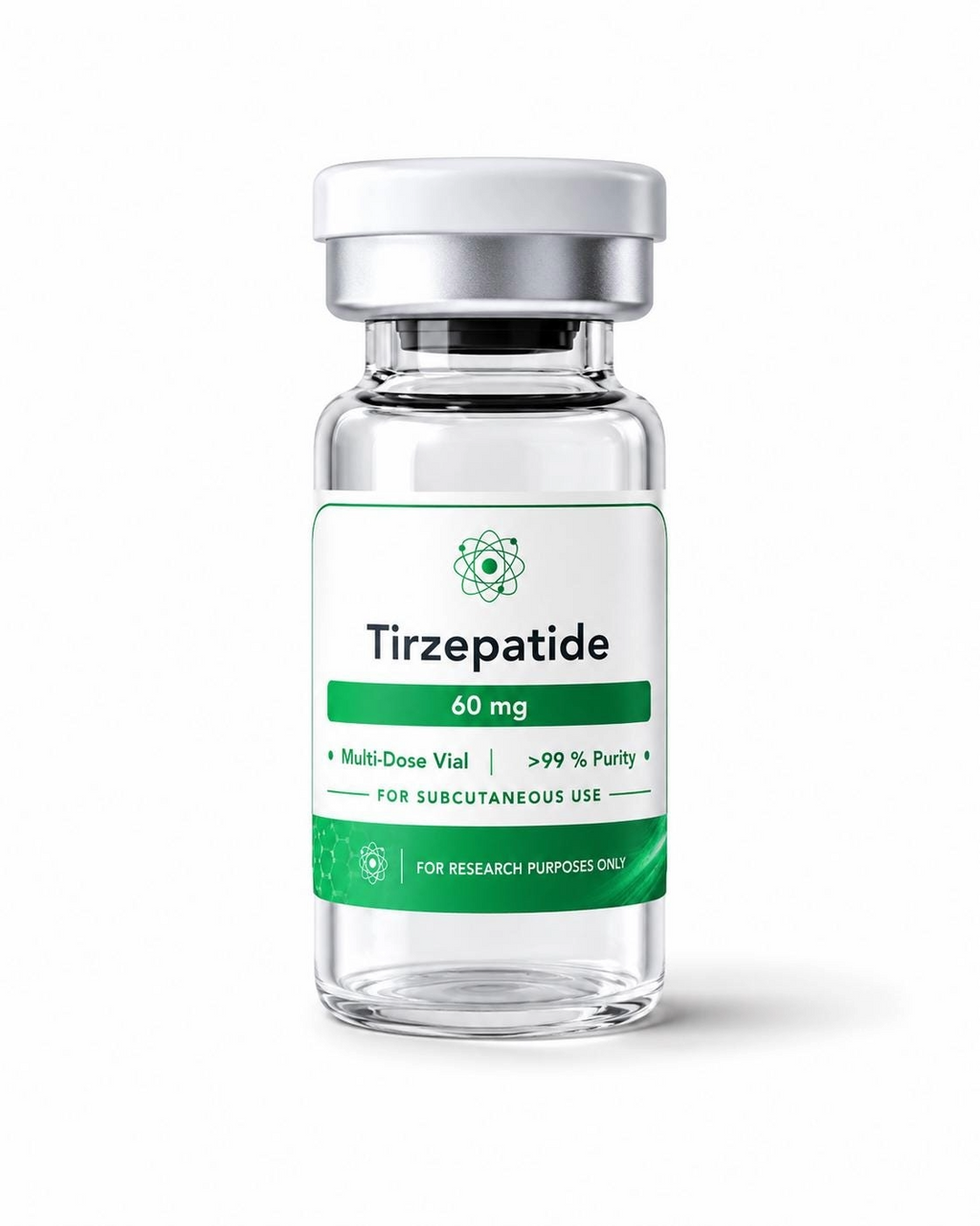 Customizable peptide labels for vials; waterproof satin white stickers in various colors, 10 count.