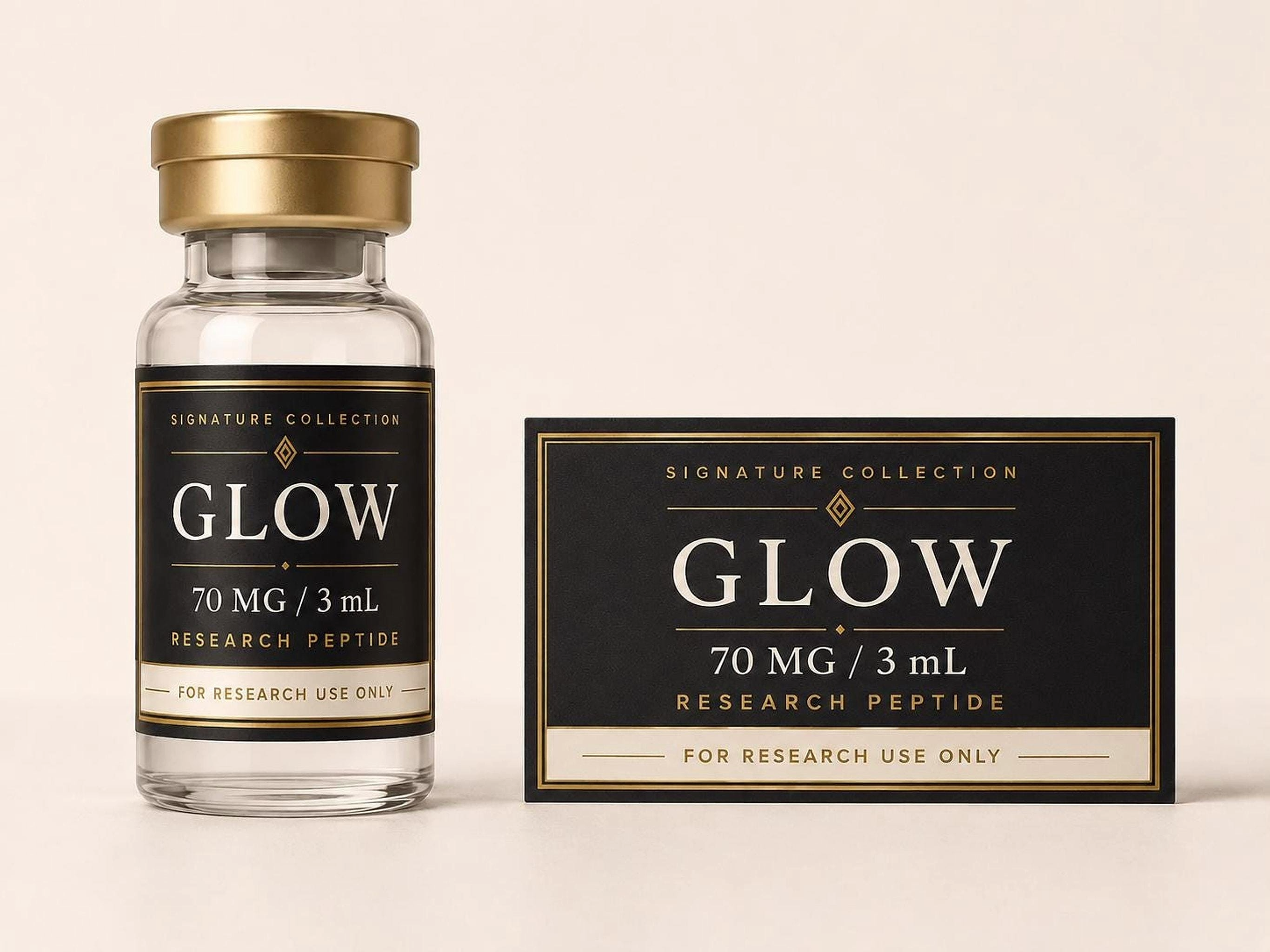 Custom Personalized peptide vial labels, waterproof, 3ml-10ml, 10-pack.