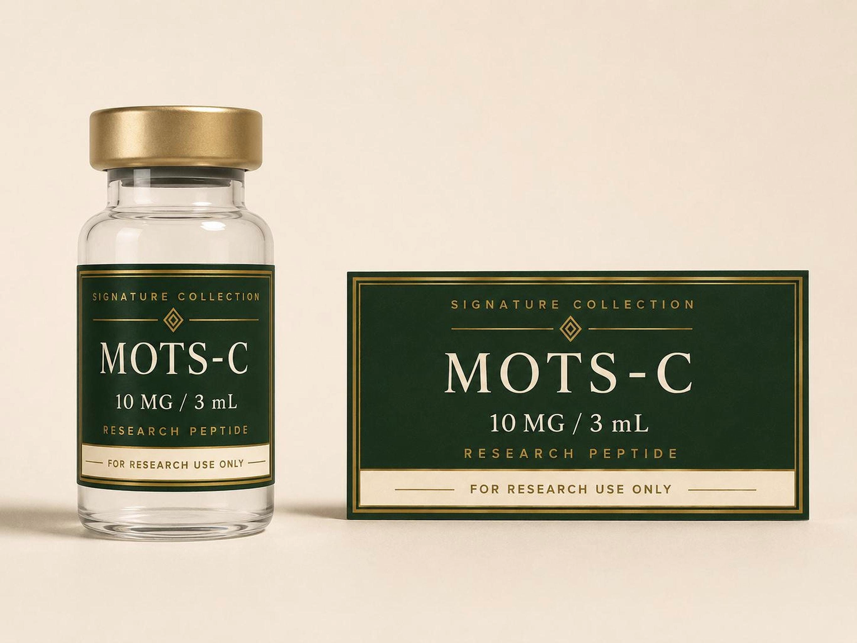 Custom Personalized peptide vial labels, waterproof, 3ml-10ml, 10-pack.