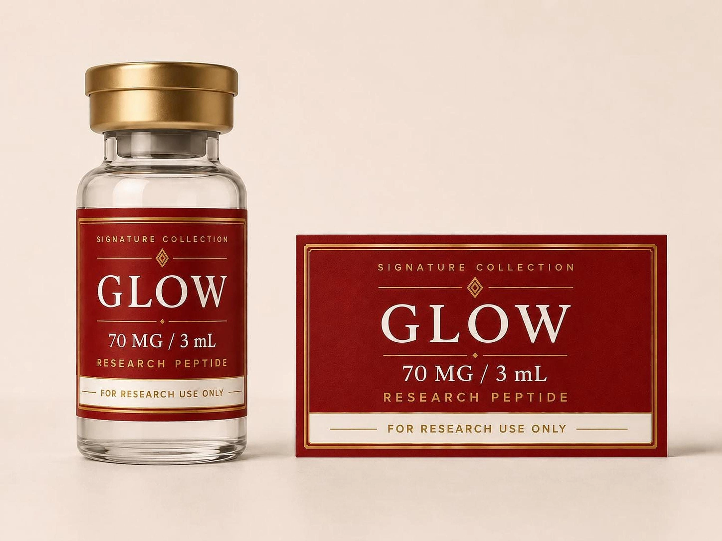 Custom Personalized peptide vial labels, waterproof, 3ml-10ml, 10-pack.